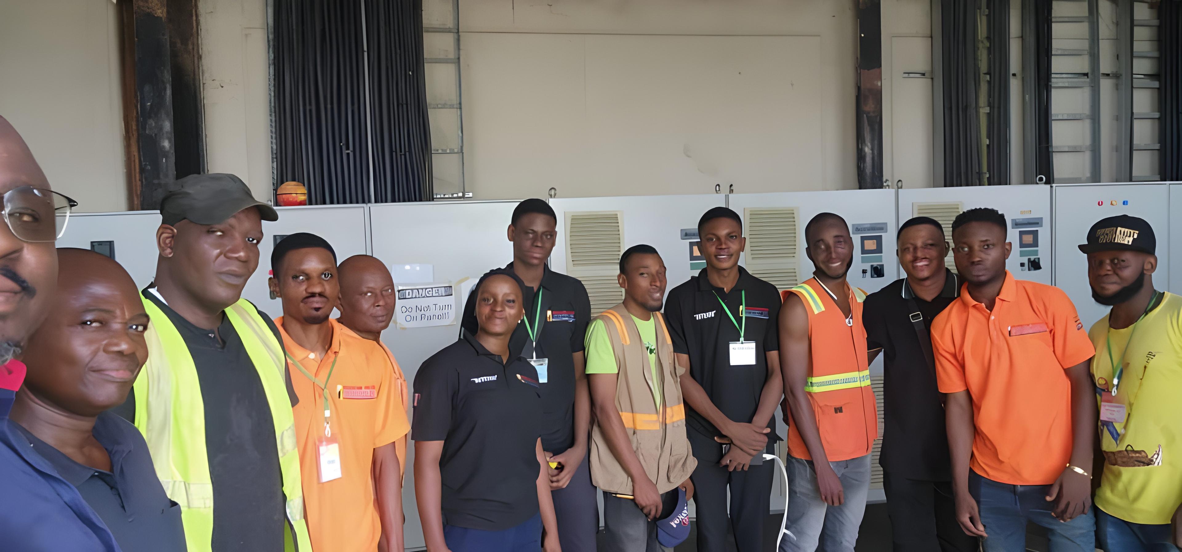 Electrical testing and commissioning work
