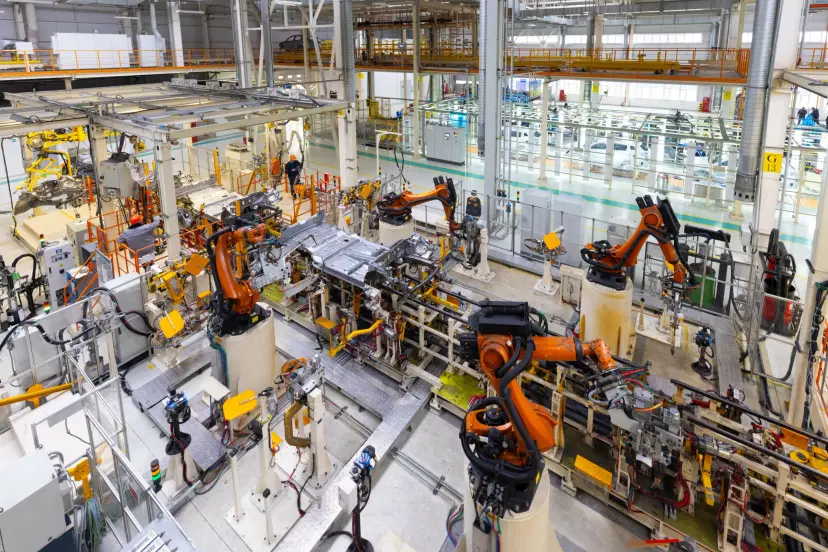 Modern manufacturing facility